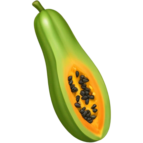 Papaya emoji