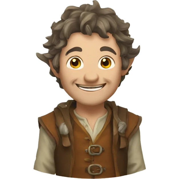 happy hobbit emoji