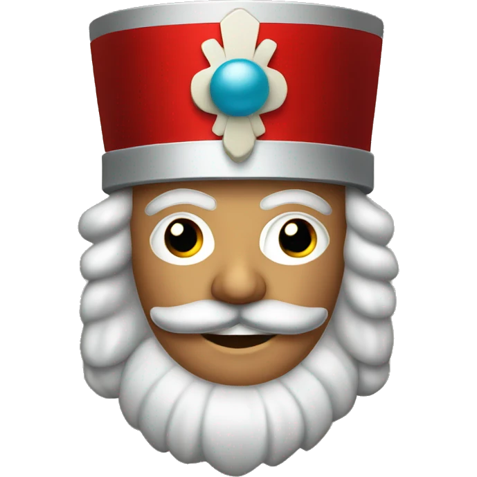 red nutcracker emoji
