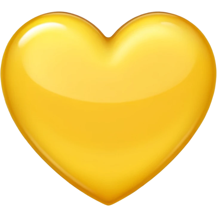 yellow heart with a radiant shine emoji