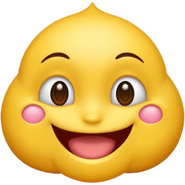 Emoji mordiéndose el dedo sonriendo de forma coqueta emoji
