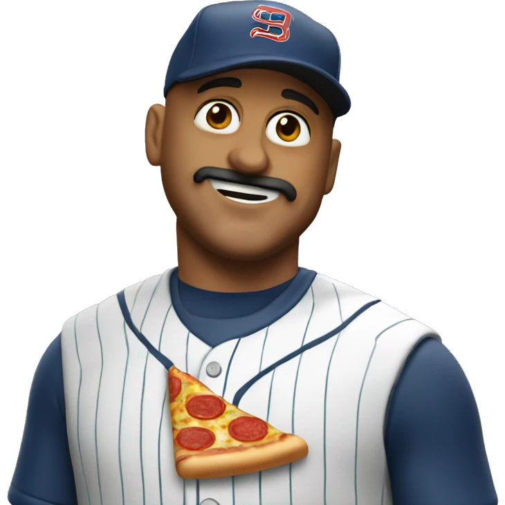 Mike Rizzo with pizza  emoji