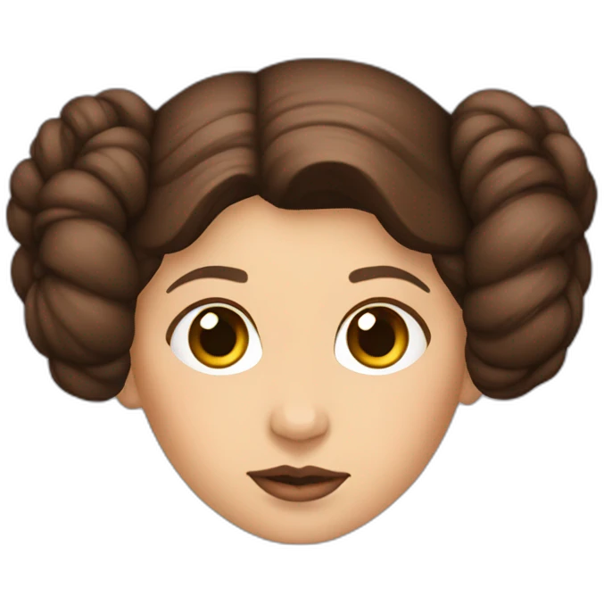 emoji with princess leia custom emoji
