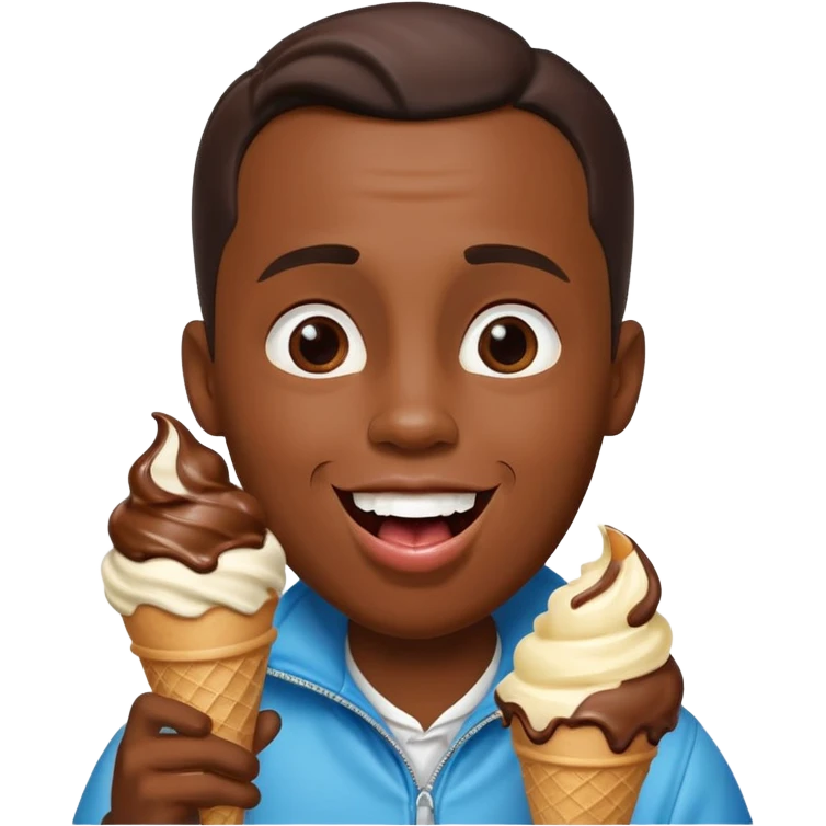 diddy licking ice cream emoji