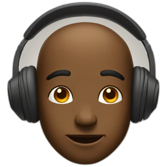 god listening to music emoji