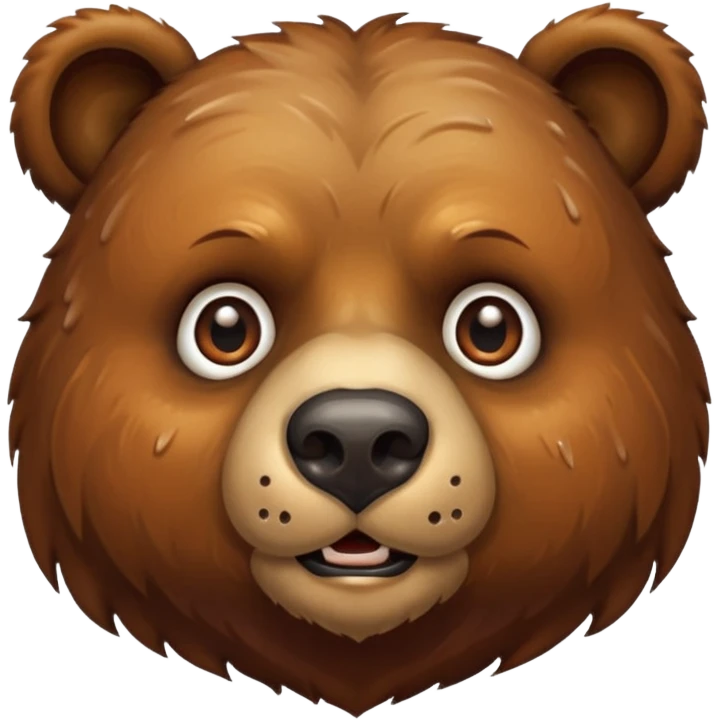 bear face emoji