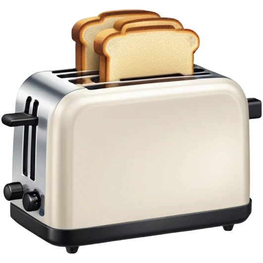 A toaster emoji, drawn with an 8-bit pixelated look, similar to early video game sprites. VERY LOW RES. emoji