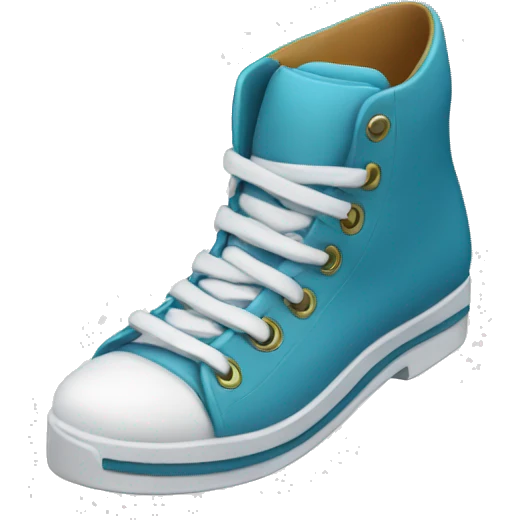 shoe with face emoji