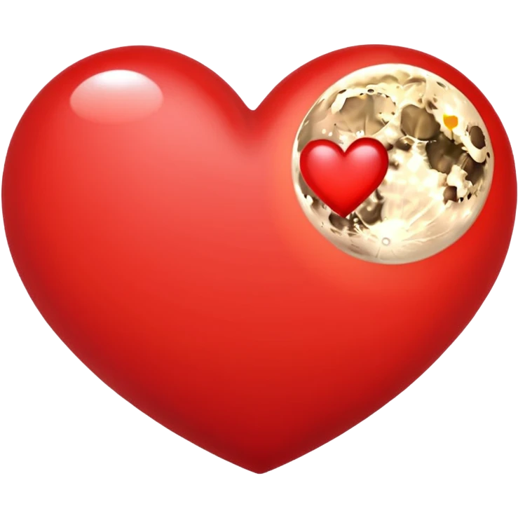 ♥️🌕 emoji
