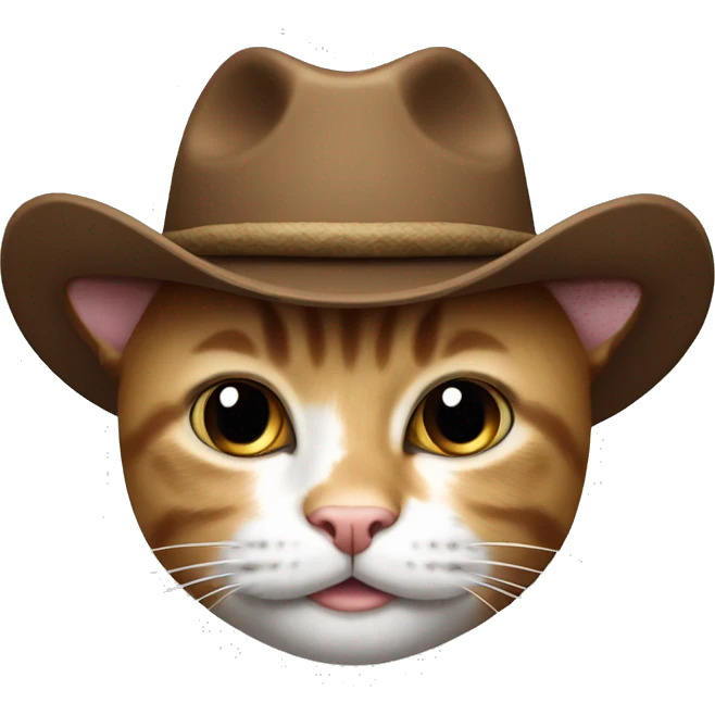 Cat with cow-boy hat  emoji