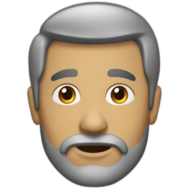 Un vato barbon emoji