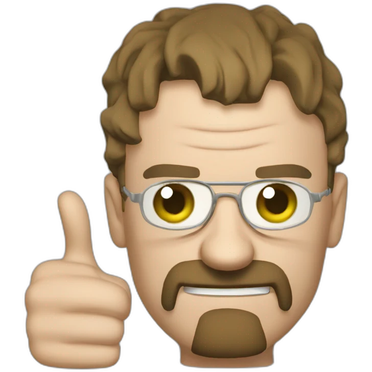 Breaking bad guy thumb up emoji