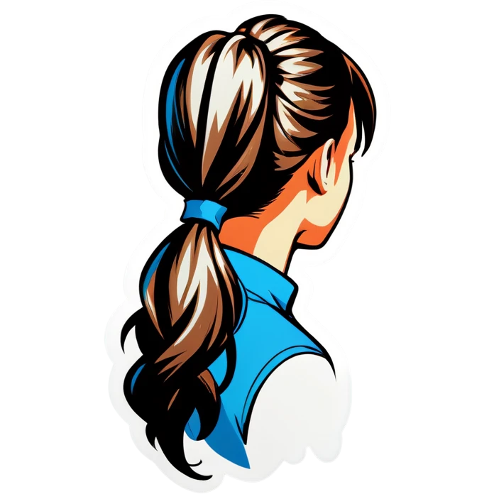 Ponytail emoji