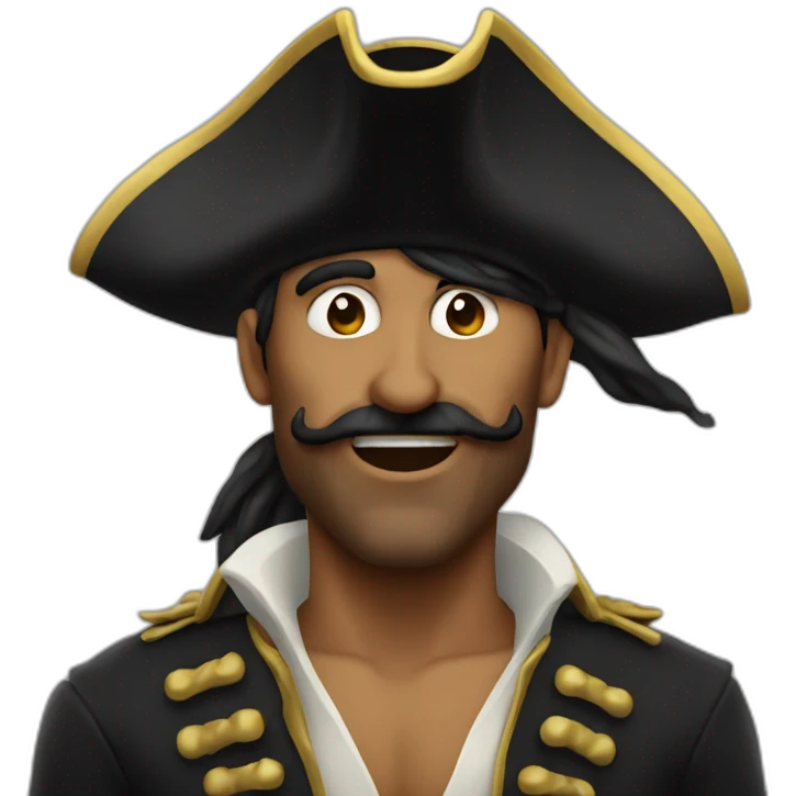 Pirate méchant  emoji