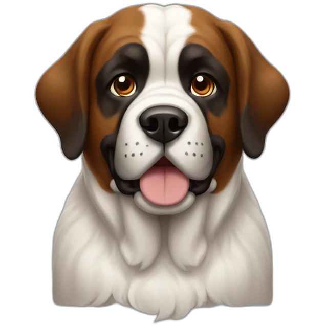 st. bernhard dog emoji
