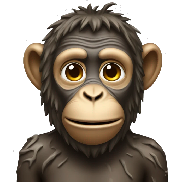  Monkey Covered in mud  emoji