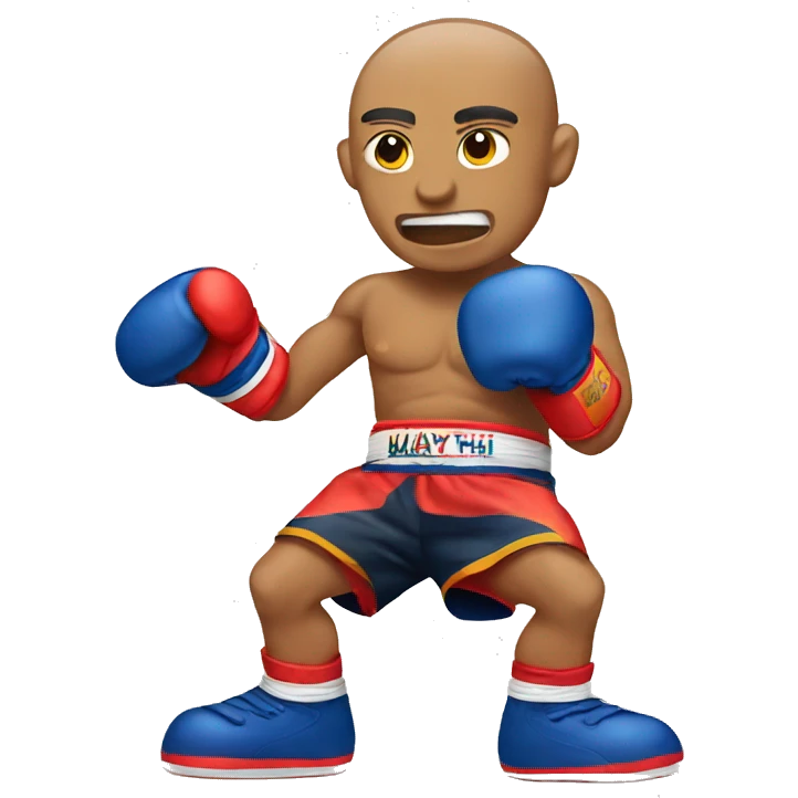 muay thai emoji