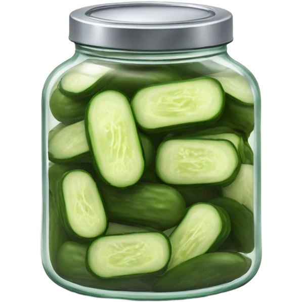 Jar of pickles emoji