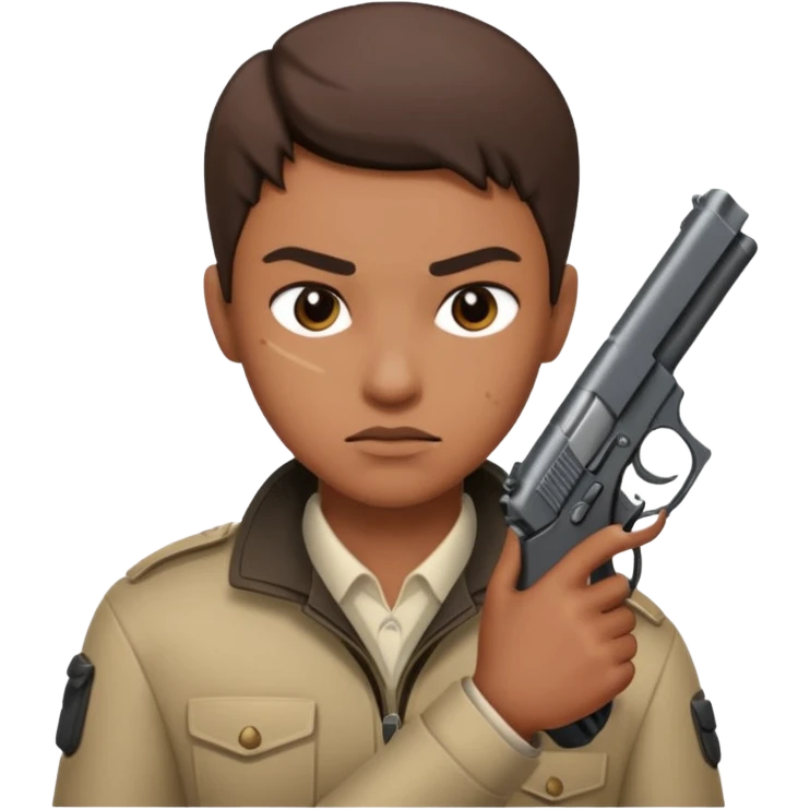 Person with gun emoji