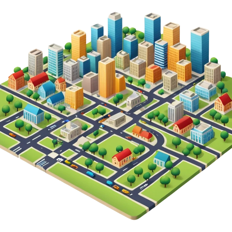 a city map  emoji
