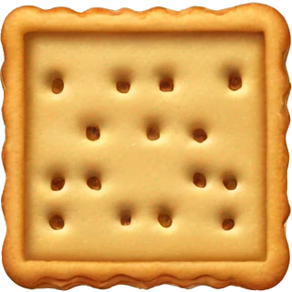 Peanut butter filled crackers emoji