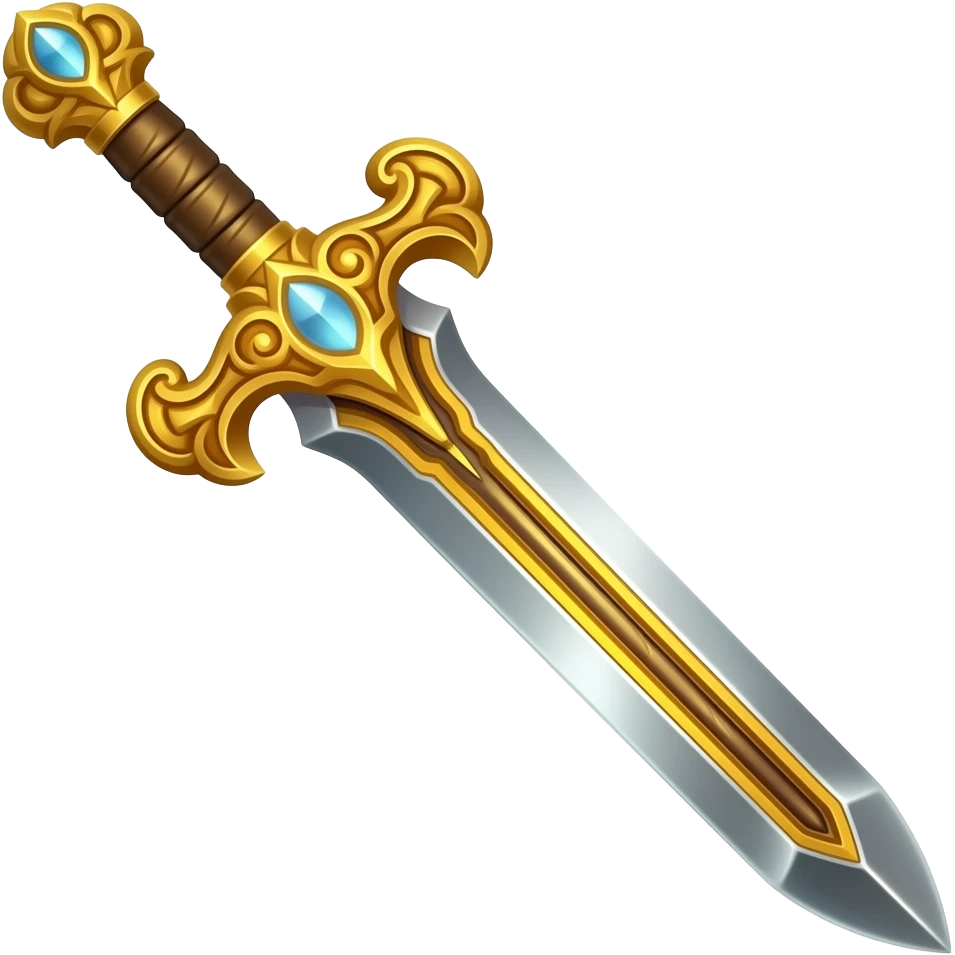divine Sword emoji facing right bottom side emoji