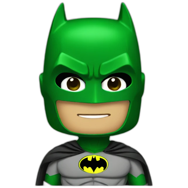 Green Batman emoji