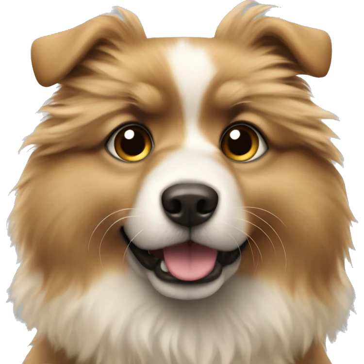 Smal bage dog fluffy emoji
