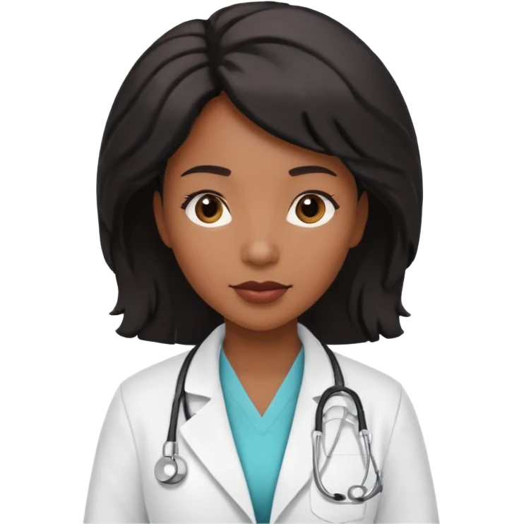 black female hotel doctor emoji