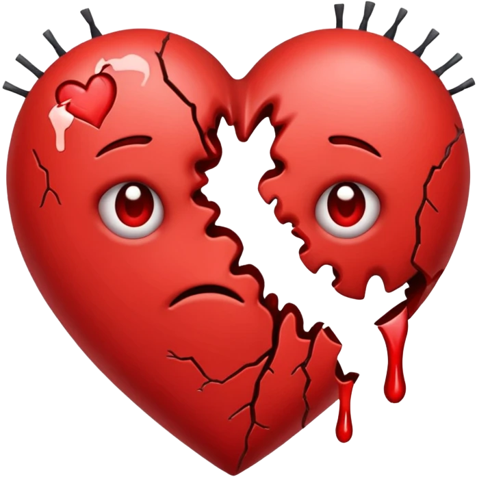 настоящее сердце разбитое emoji