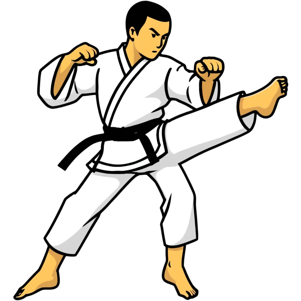 karate kick emoji
