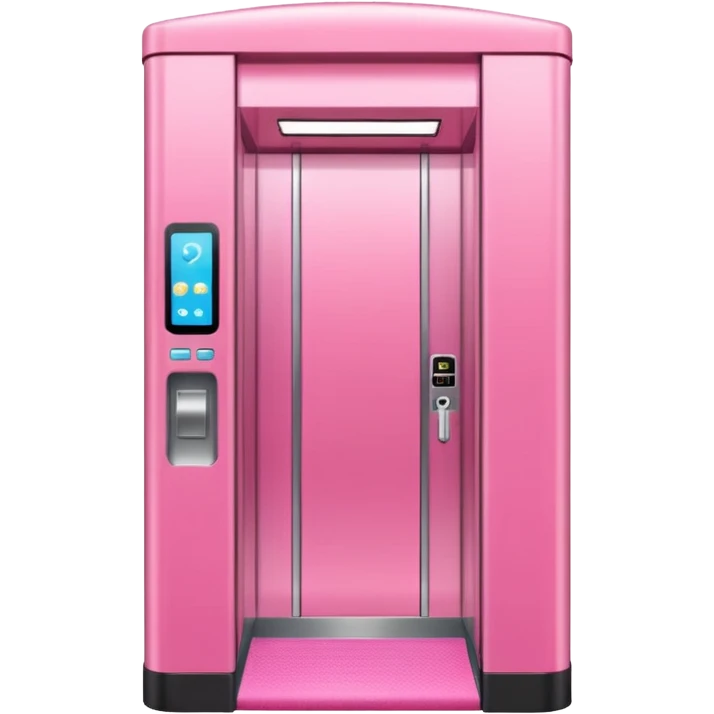 cute pink simple elevator emoji