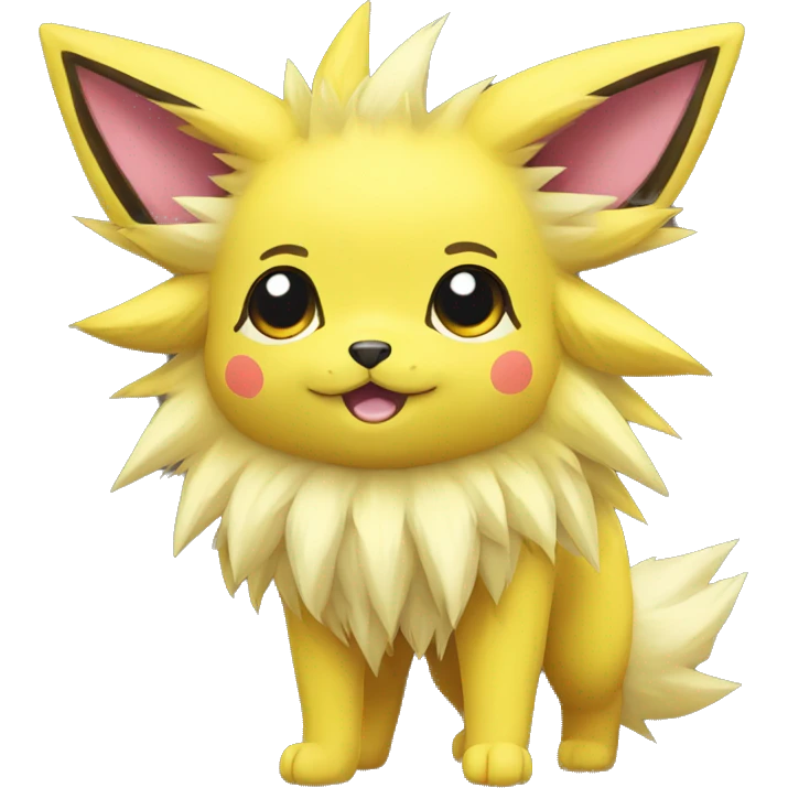 Kawaii Jolteon full body emoji