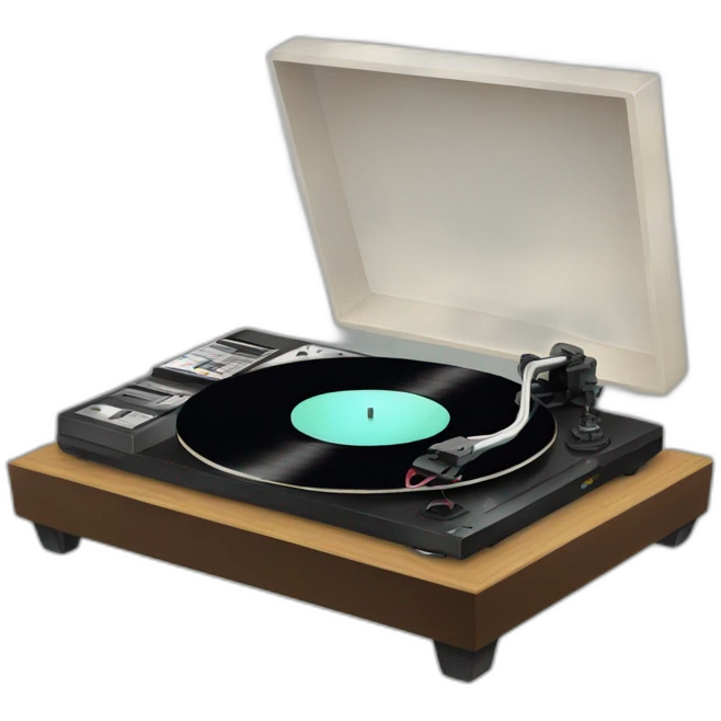 Vynil turntable emoji
