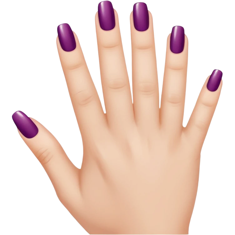 gel polish, y manicure  emoji