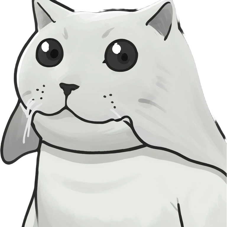 Cat dressed as a ghost emoji