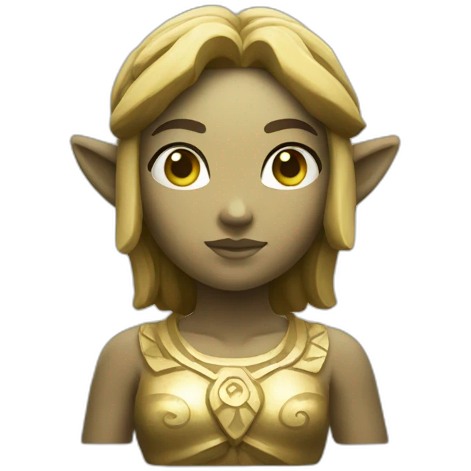 Statue of the Goddess of Zelda emoji