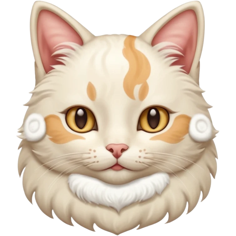 A cat saying ham dudh ke dhule hai emoji