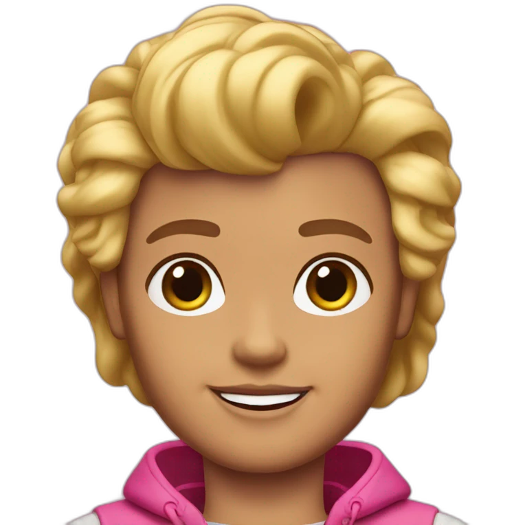 Barbie-boy emoji