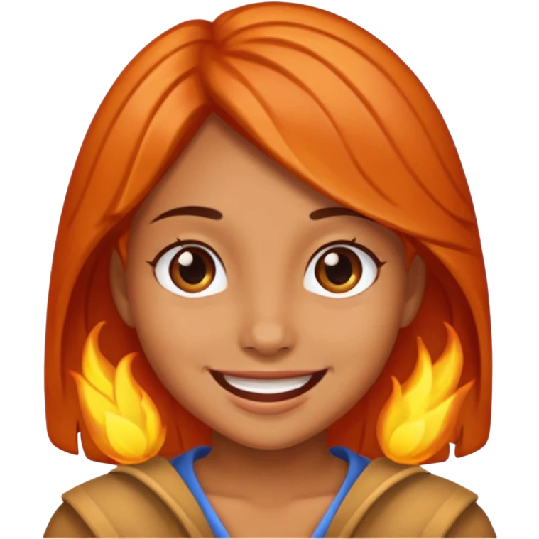 Ember Lumen from the Elemental movie emoji