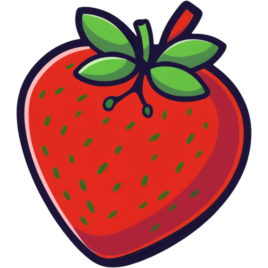 strawberry emoji