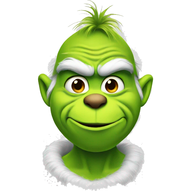Grinch green emoji