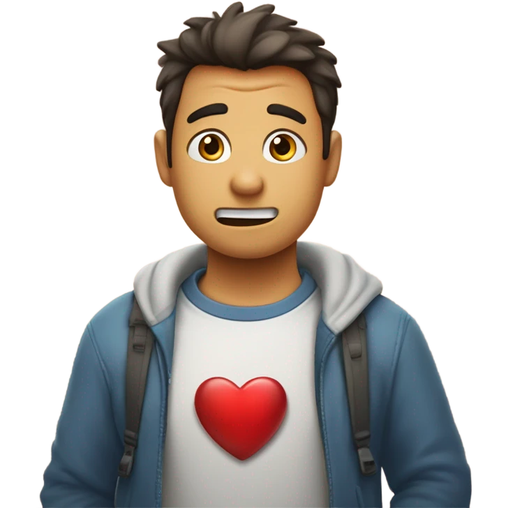 Oso con corazón emoji