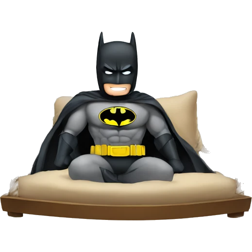 BATMAN ON ROPE BED emoji