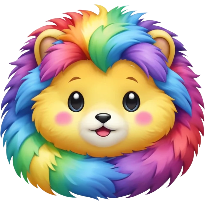 Furry rainbow  emoji