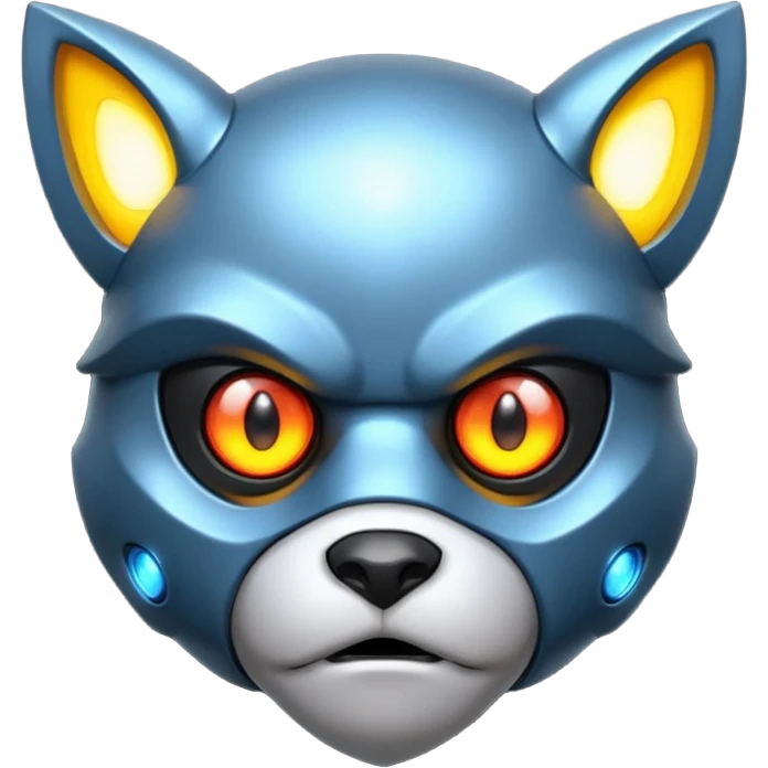 Protogen, half body emoji