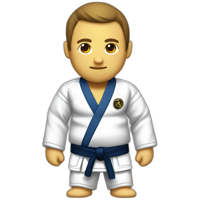Bugs Bummynwearing a Jiu-Jitsu gi emoji