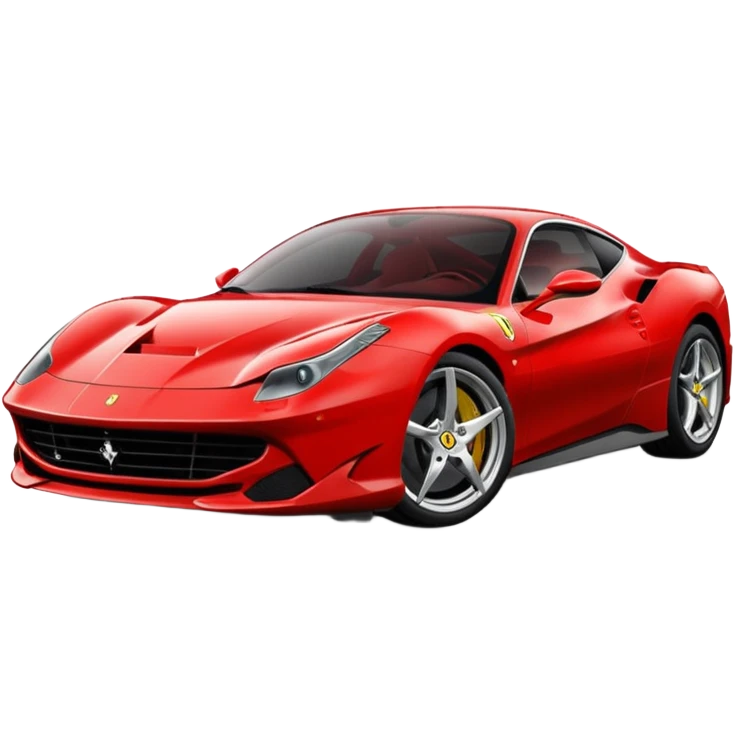 Cool red Ferrari car emoji