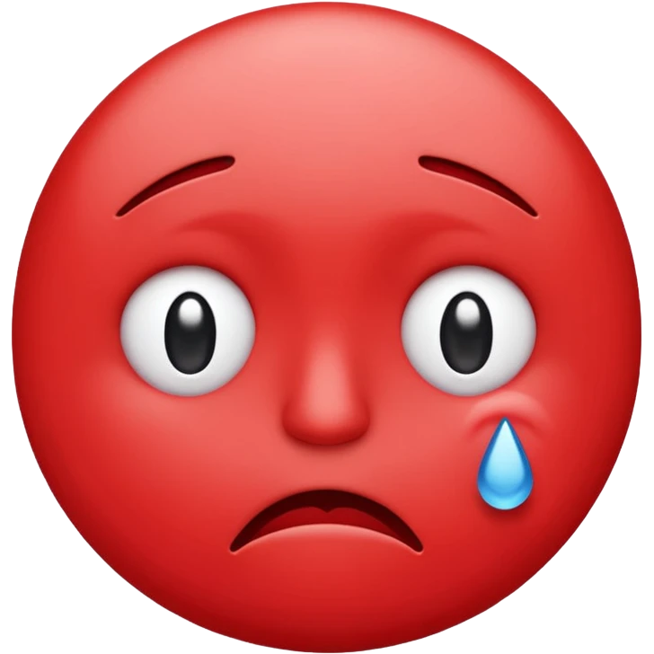 Ashamed emoji but crying emoji