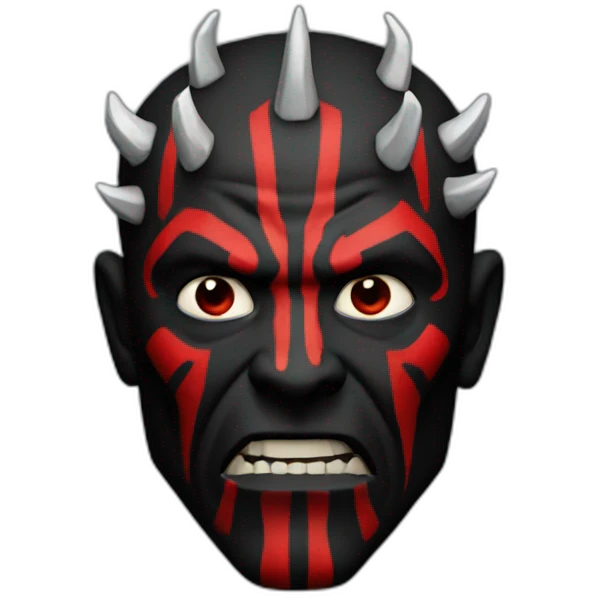 Dark maul emoji